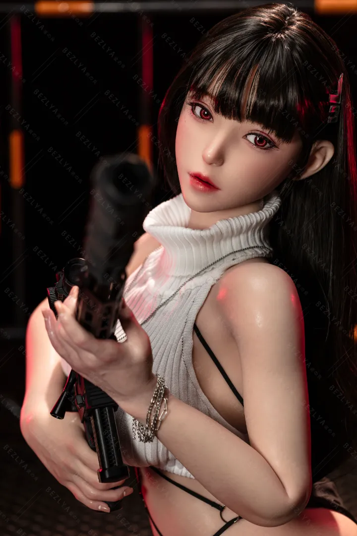 155cm (5ft1) E罩杯 輕量化 矽膠 性愛娃娃, ROS 头部 Violet